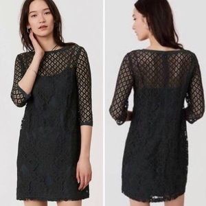 Loft Green Lace Cocktail Dress